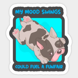 My Mood Swings Could Fuel a Funfair Mental Health Sticker